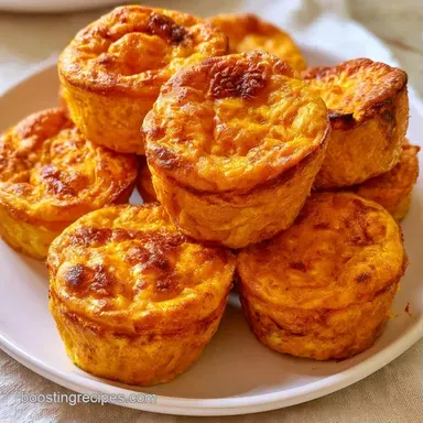 Pumpkin Pie Egg Muffins for Meal Prep Recipe Card