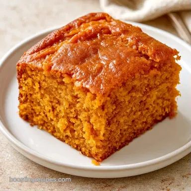 Pumpkin Protein Breakfast Cake for 4 Recipe Card