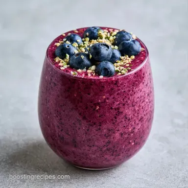 Quick Morning Breakfast Smoothie (5 Min) Recipe Card