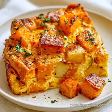 Pumpkin Frittata with Potatoes Recipe Card