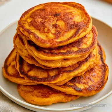 Savory Pumpkin Pancakes in 15 Minutes Recipe Card
