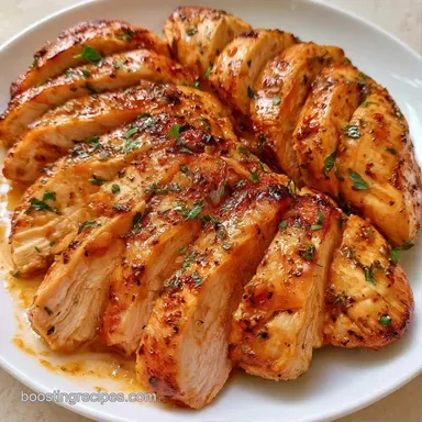 Seasoned Baked Chicken Breast for 6 Recipe Card