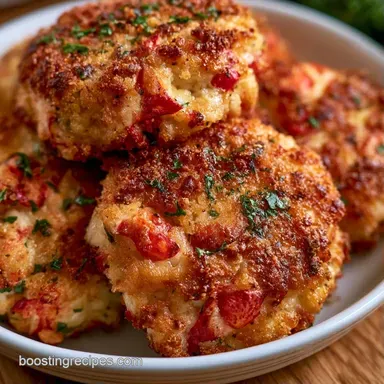 Shallow Fried Lobster Cakes for 4 Recipe Card