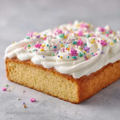 Simple Nursing Grad Sheet Cake: 24 Squares