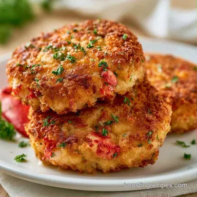 Simple Pan Fried Lobster Cakes for 4 Recipe Card