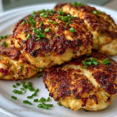 Simple Pan Seared Lobster Cakes: Golden
