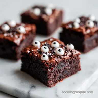 Brownies with Vegan Butter for Halloween Parties in 45 Minutes Recipe Card
