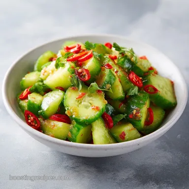 Sweet and Spicy Cucumber Salad in 25 Minutes
