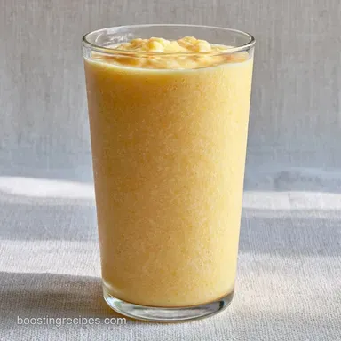 Tropical Coconut Milk Smoothie in 5 Min Recipe Card