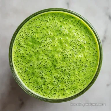 Vanilla Green Protein Smoothie in 5 Min