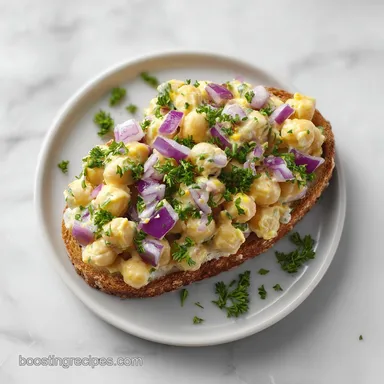 Vegan Chickpea Tuna Salad in 10 Minutes Recipe Card