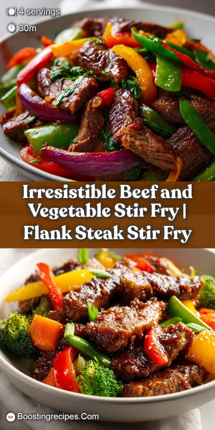 Macro shot of juicy beef slices and vibrant red peppers glistening under a rich, savory, translucent sauce.