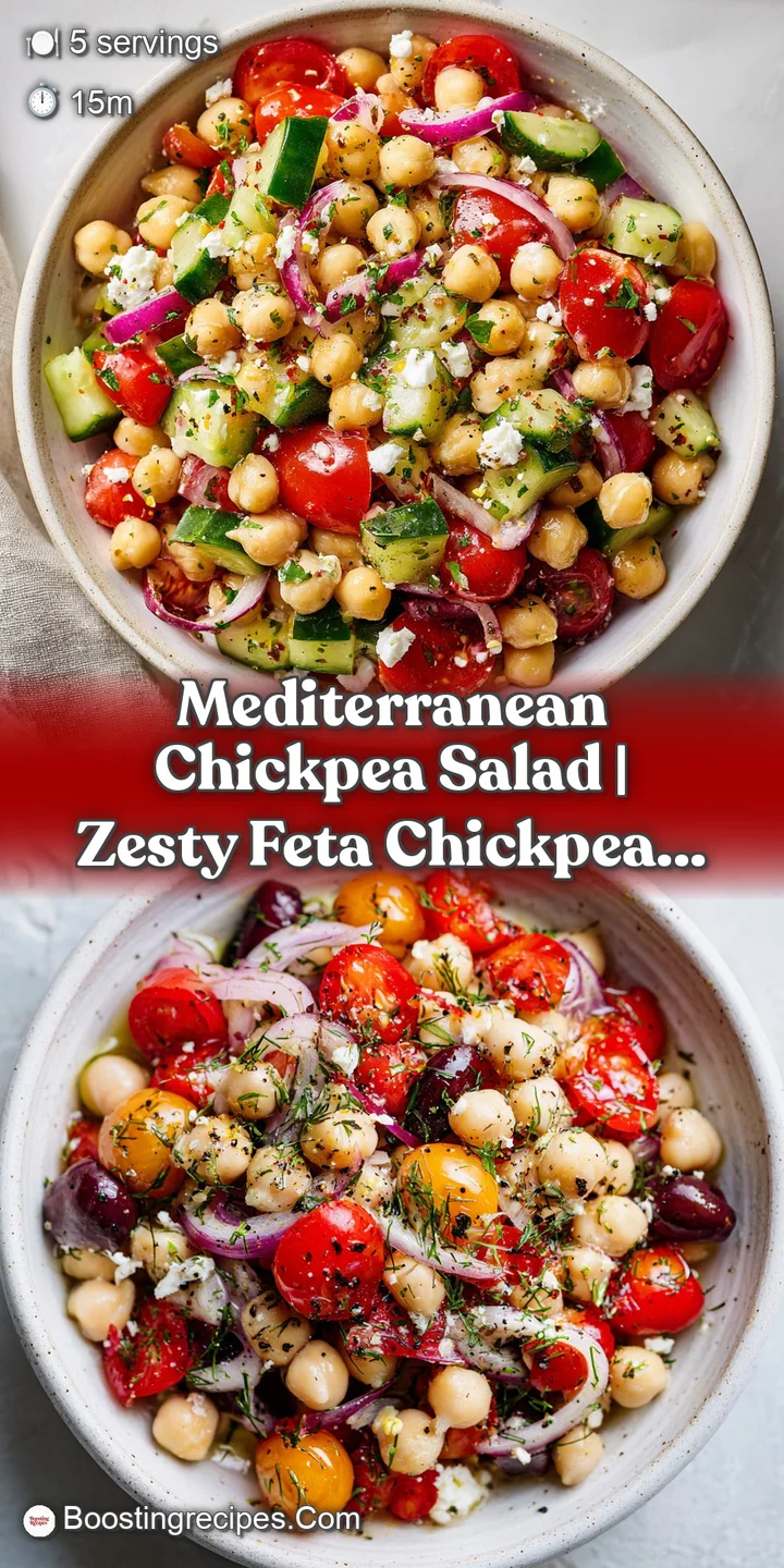 Close-up of plump chickpeas, crisp cucumber, and red onion, glistening with dressing.