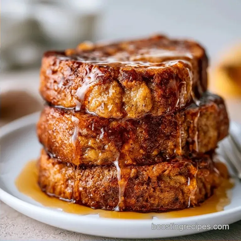 Caramelized Banana Bread French Toast