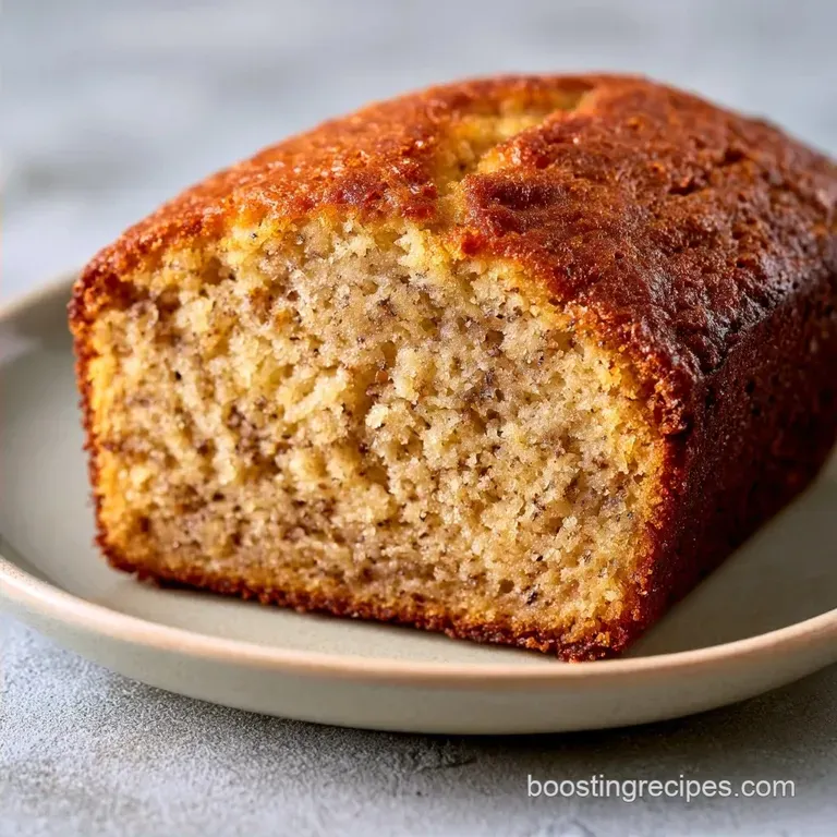 Banana Bread Recipe Basic: Tender Crumb
