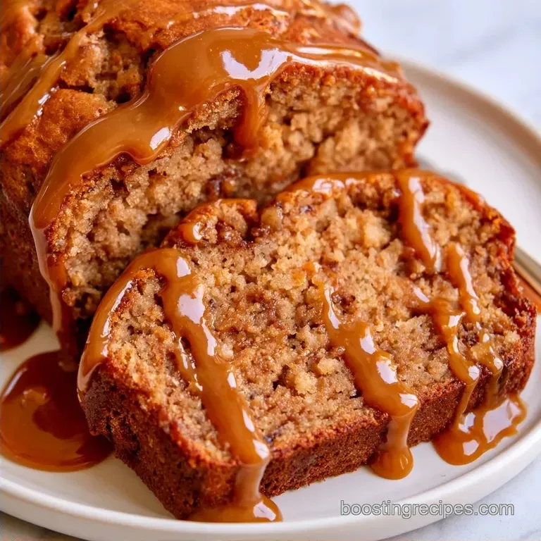 Caramel Macchiato Banana Bread with Browned Butter