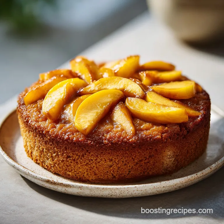 Sliced golden cake served with a swirl of whipped cream and a fresh cinnamon stick on a minimalist white ceramic plate.