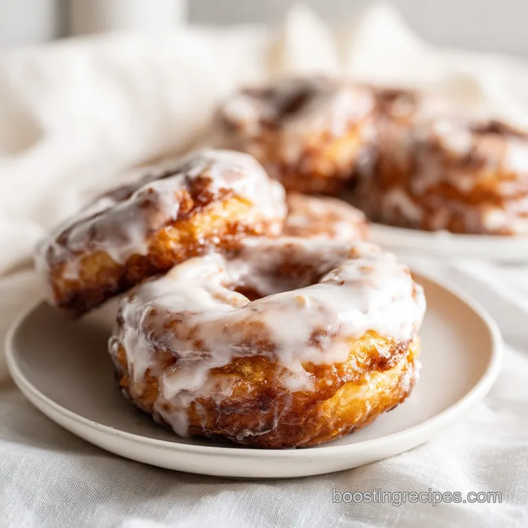Cinnamon Roll Donuts: Shatter Crisp and Soft