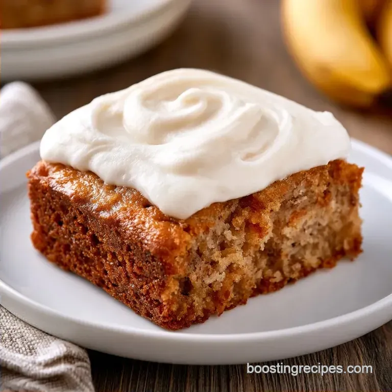 Banana Bars with Cream Cheese Frosting