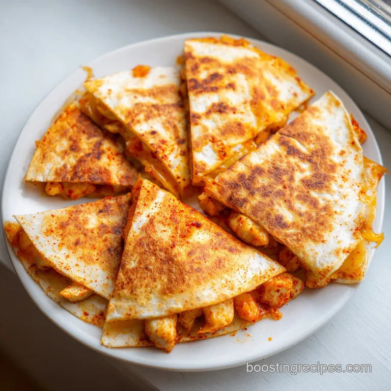 Chicken Quesadillas: Crispy and Cheesy