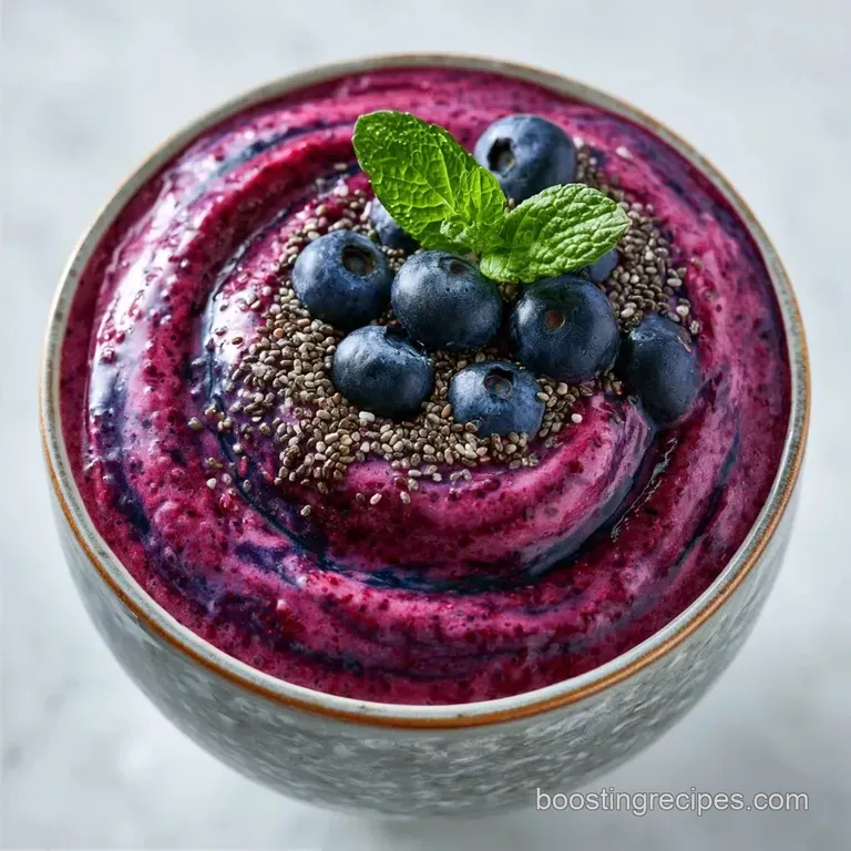 Easy Berry Breakfast Smoothie in 5 Minutes