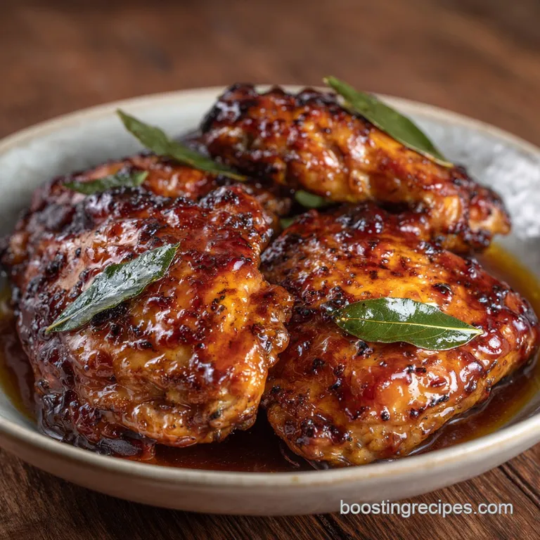 Easy Chicken Adobo Recipe: Tangy and Savory