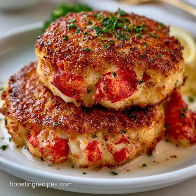 Easy Savory Lobster Cakes with Panko