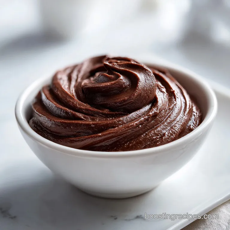Smooth Chocolate Frosting: Rich and Glossy