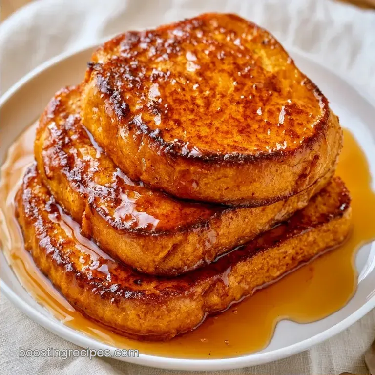 Golden French Toast Pumpkin Bread