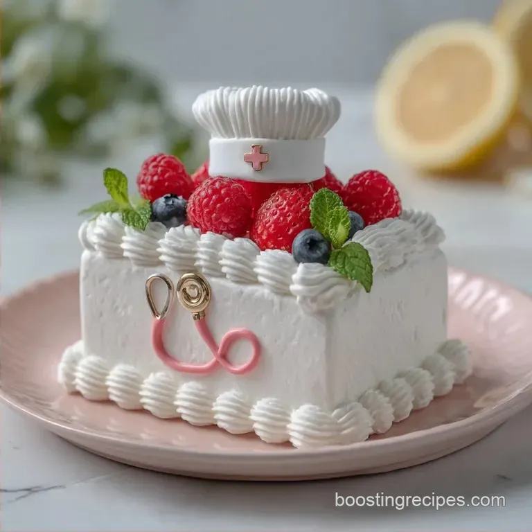 Half Sheet Nurse Graduation Cake: Silky and Sturdy