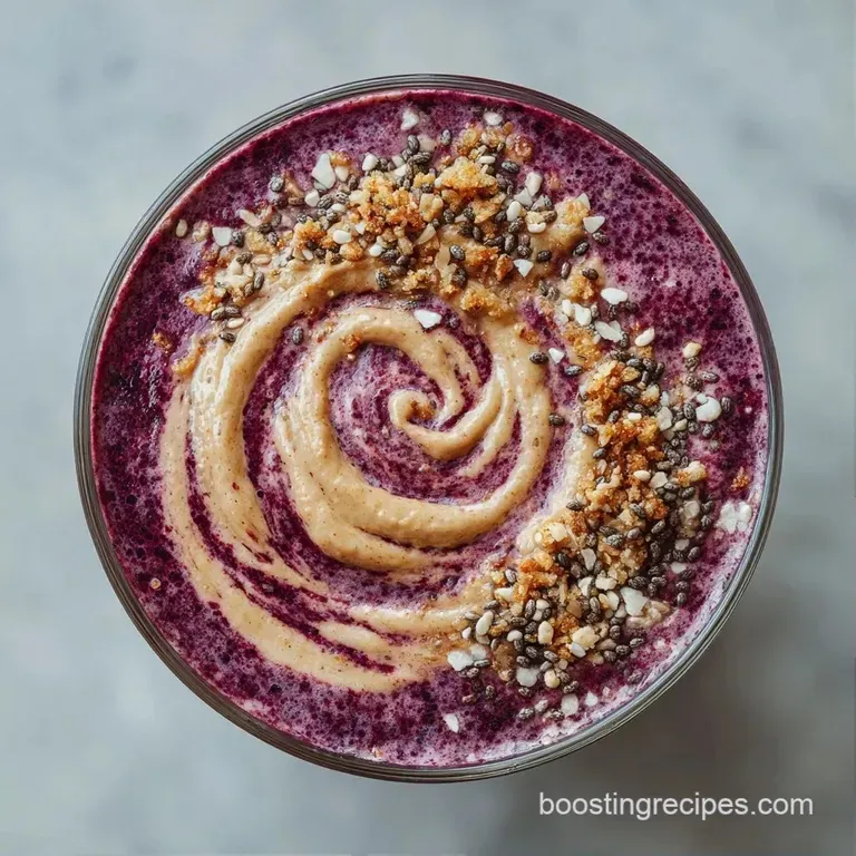 Tall glass of thick oat smoothie beside a bowl of raw oats and sliced bananas on a bright wooden tabletop.