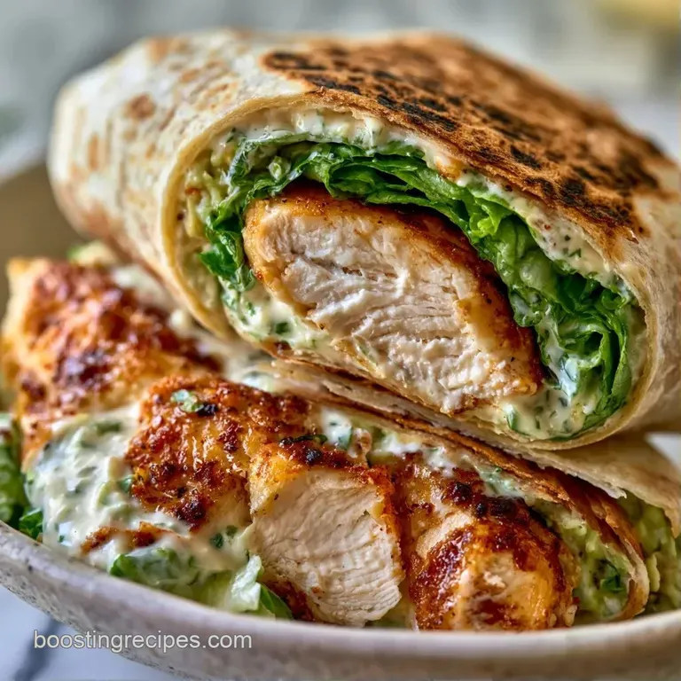 Two neatly sliced wraps on a dark slate board, paired with crisp potato chips and a sprig of fresh parsley.