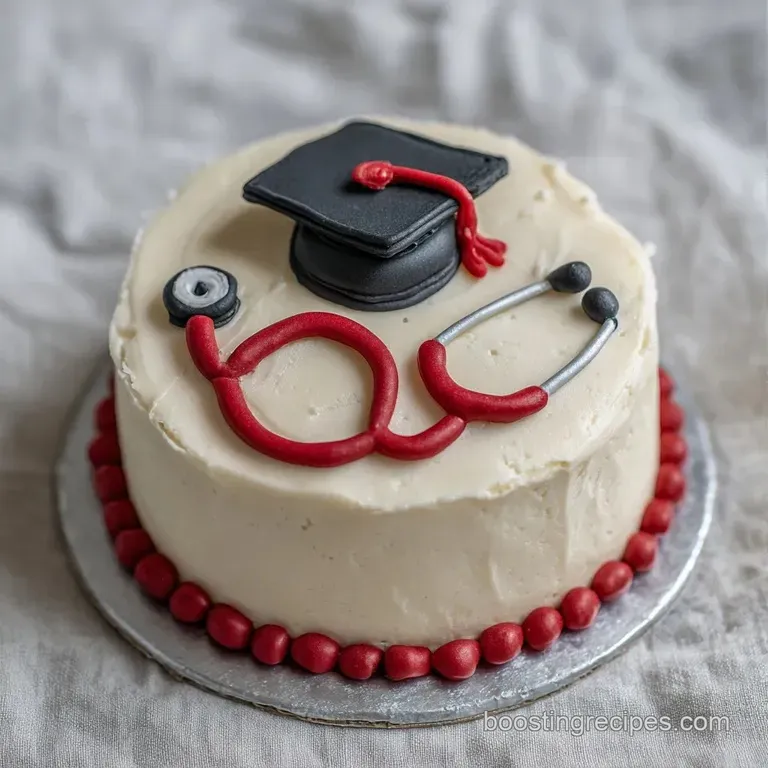 A slice of soft white cake on a porcelain plate, paired with red berries and a swirl of creamy vanilla frosting.