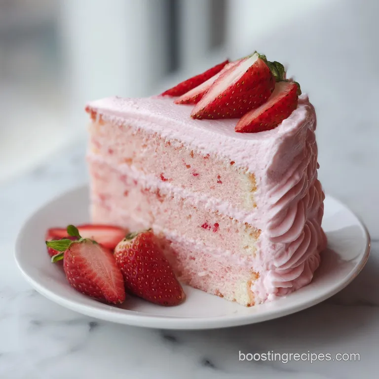 Homemade Strawberry Cake: Ultra Moist