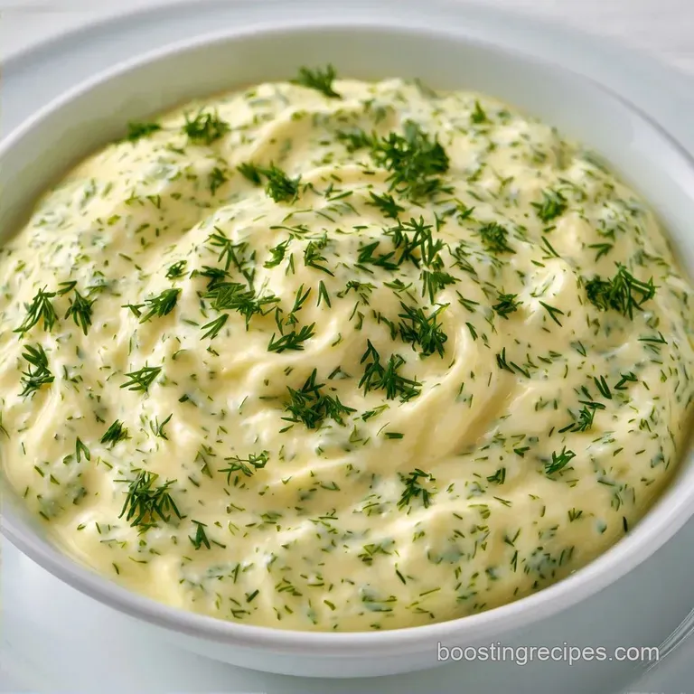 Creamy Lemon Dill Sauce for Lobster Cakes