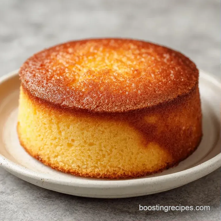 Pristine round cake on a sleek marble platter, accented by a gold cake server and a soft, neutral background.