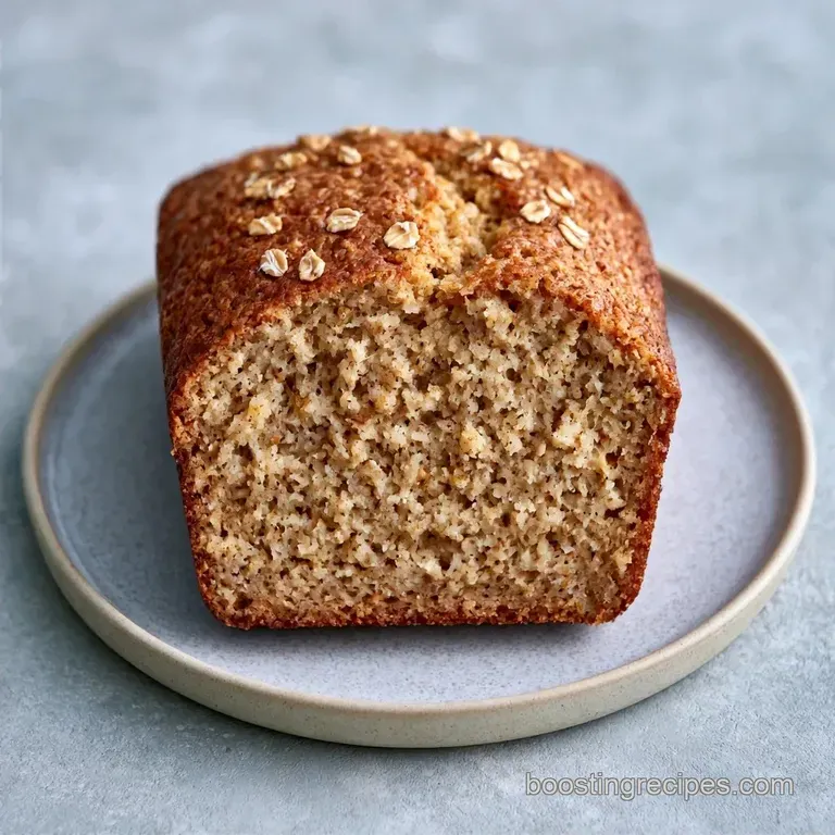 Moist Oatmeal Banana Bread