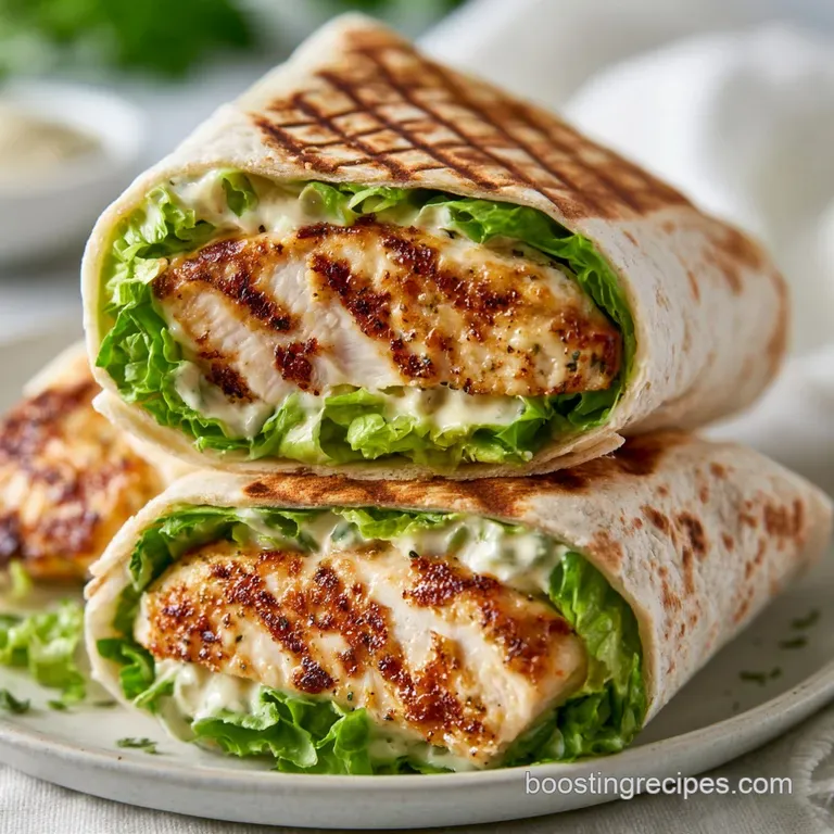 Parmesan Chicken Caesar Wrap: Crispy and Golden