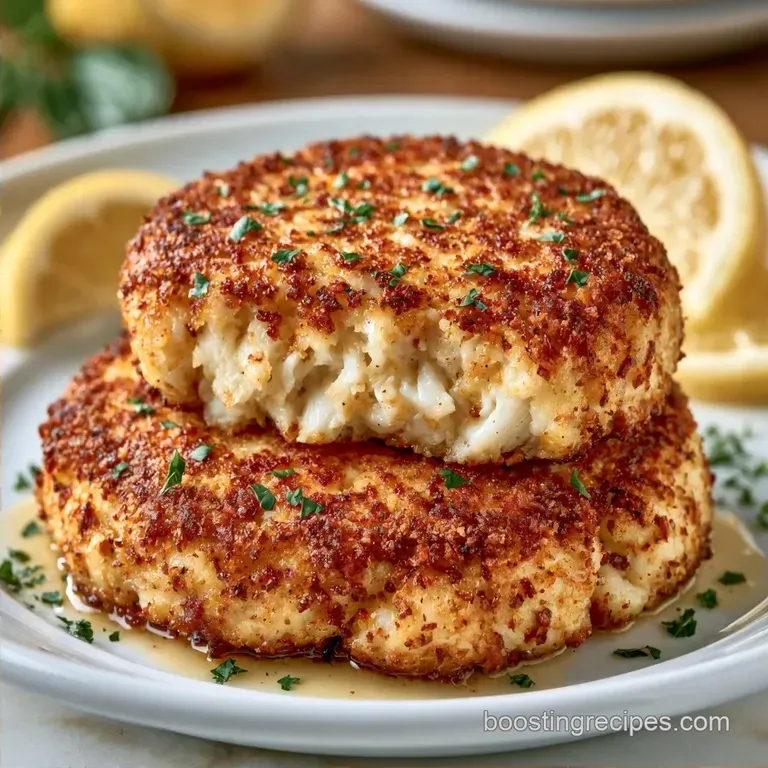 Quick Air Fried Seafood Cakes with Panko