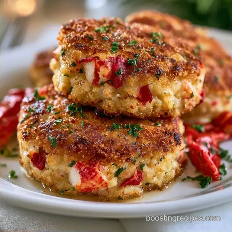 Quick Prep Lobster Cakes with Panko Crust