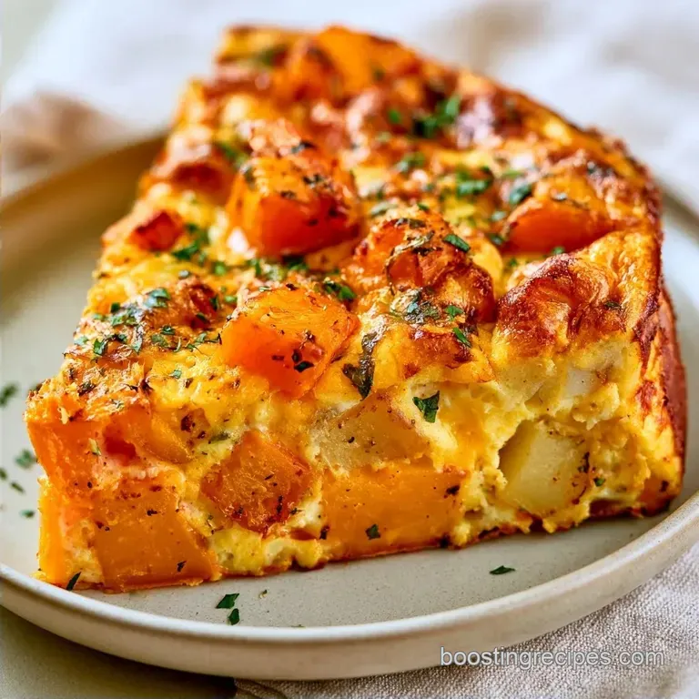 Healthy Pumpkin Frittata with Potatoes