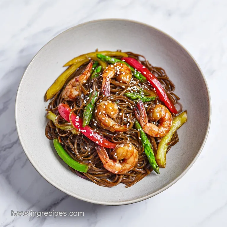 Shrimp Lo Mein: Healthy and Savory
