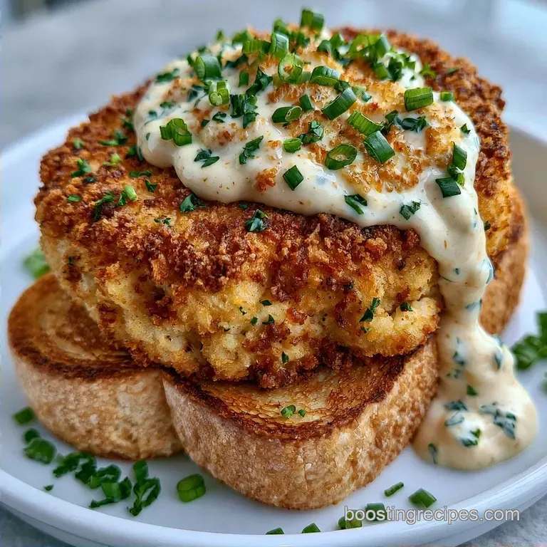 Seafood Cake Sandwich with Remoulade in 30 Minutes