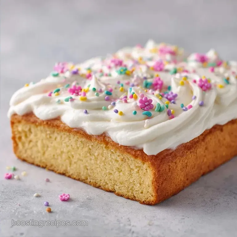 Simple Nursing Grad Sheet Cake: Fluffy and Buttery
