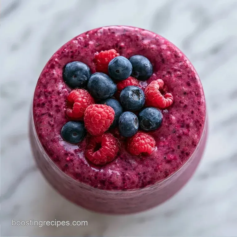 Vegan Fruit Smoothie with Almond Milk